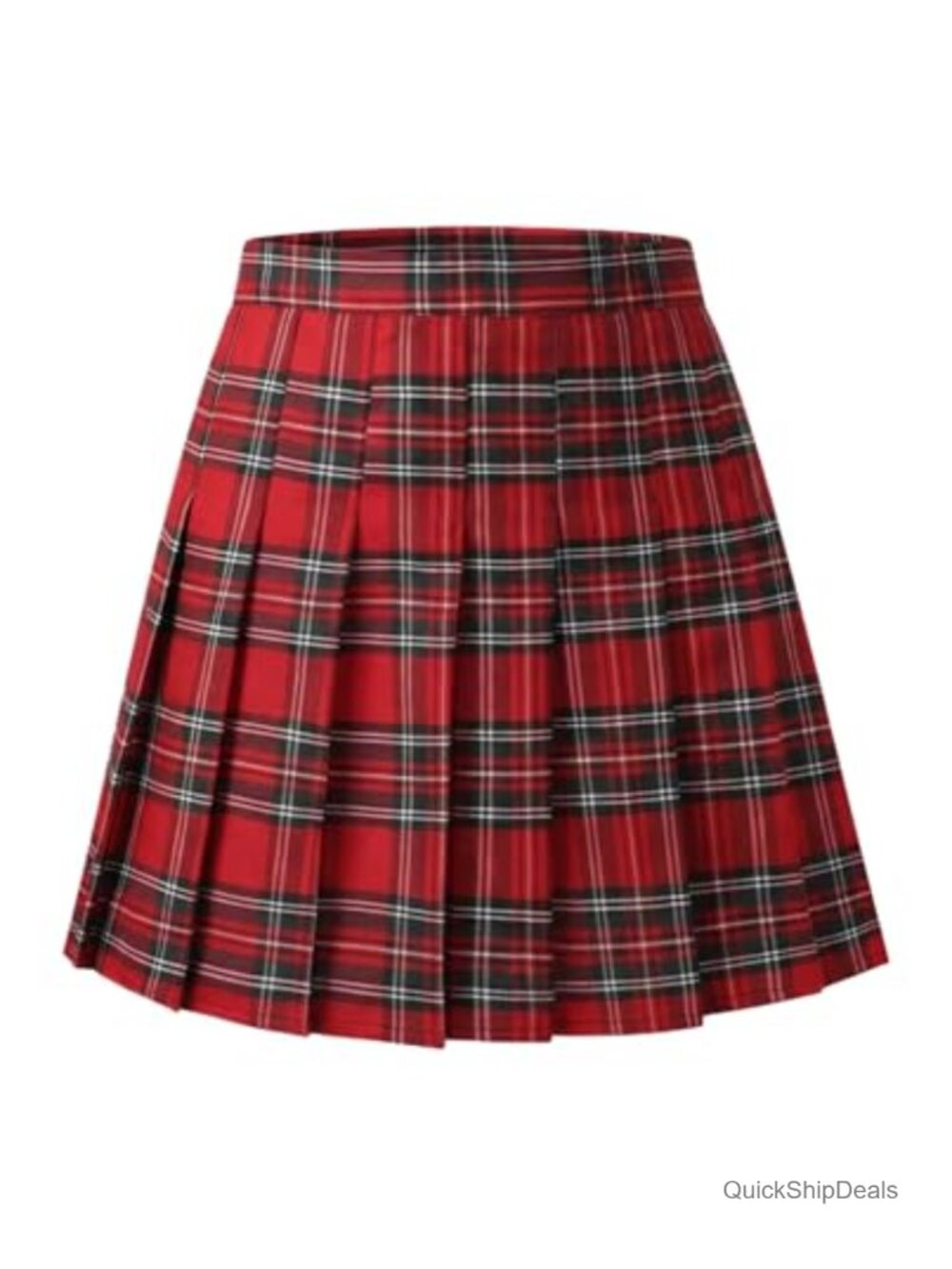 Women's High Waisted Pleated Tennis Skort A-Line Mini Skirt Casual